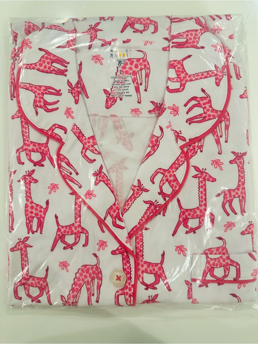 Roller Rabbit Gigi Giraffe Polo Pajama Set